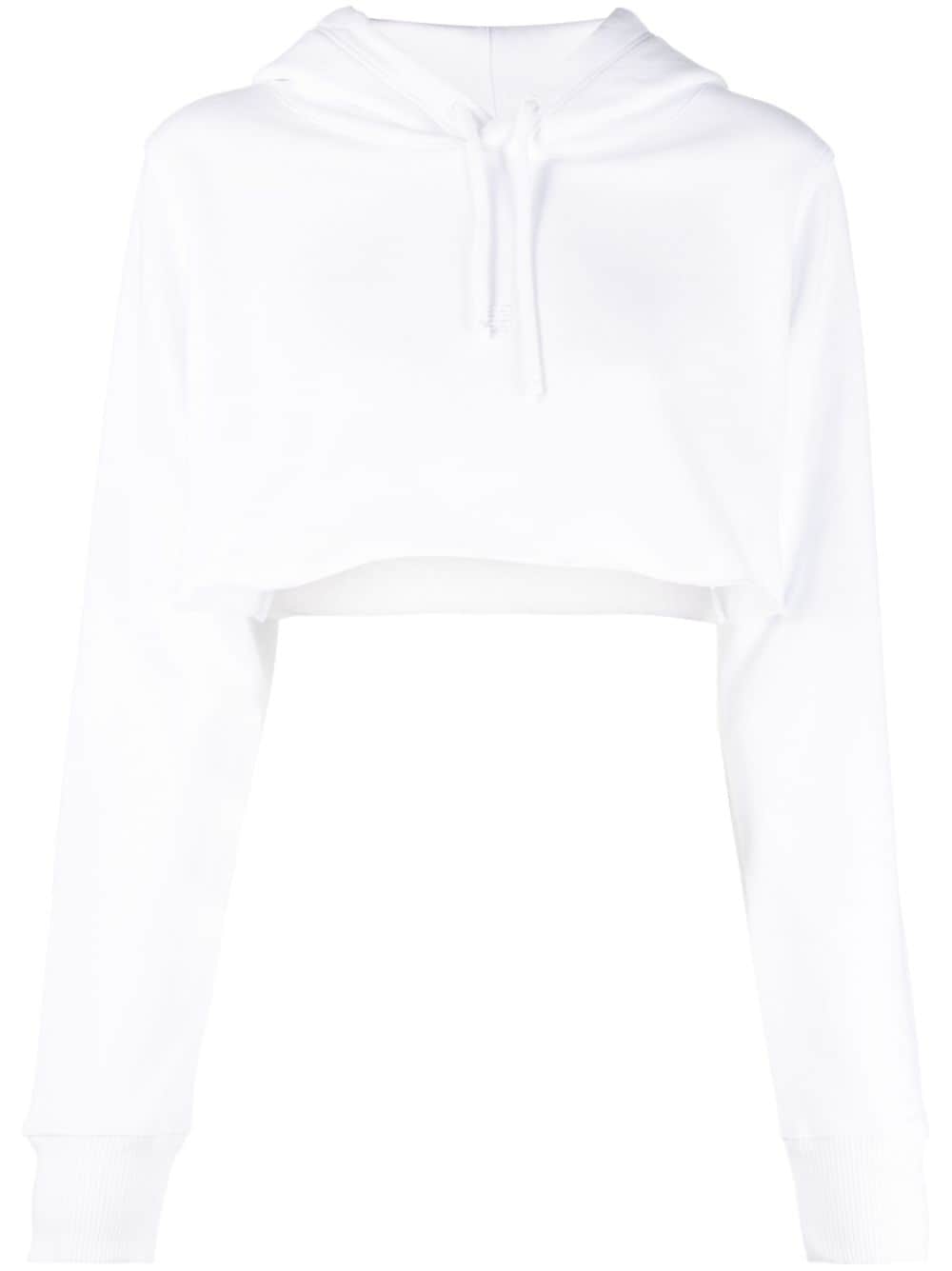 Givenchy Klassischer Cropped-Hoodie - Weiß von Givenchy