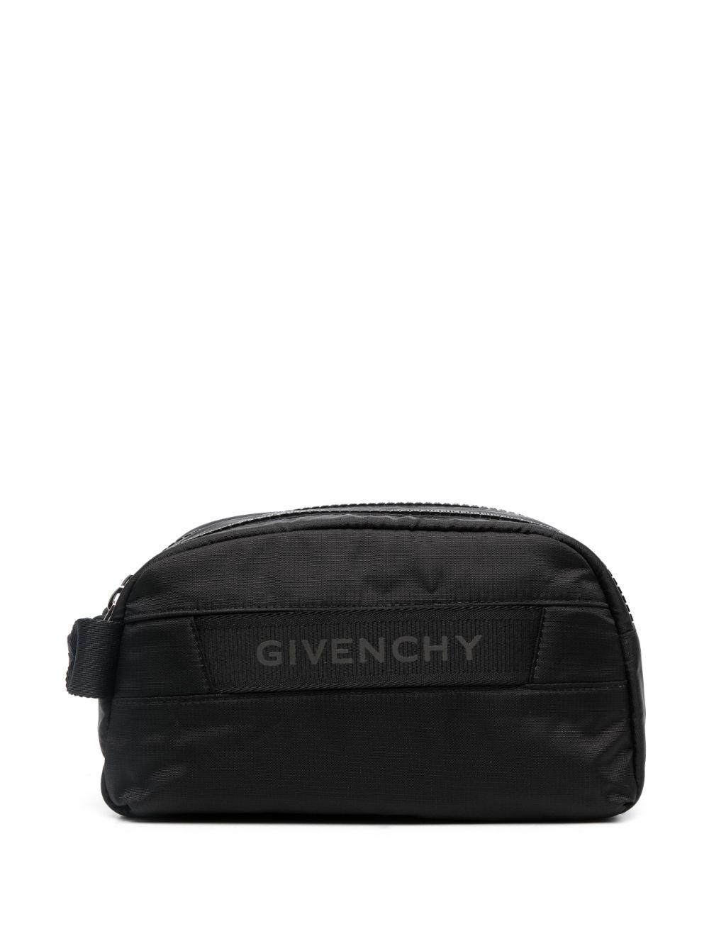 Givenchy Kulturbeutel mit Logo-Patch - Schwarz von Givenchy