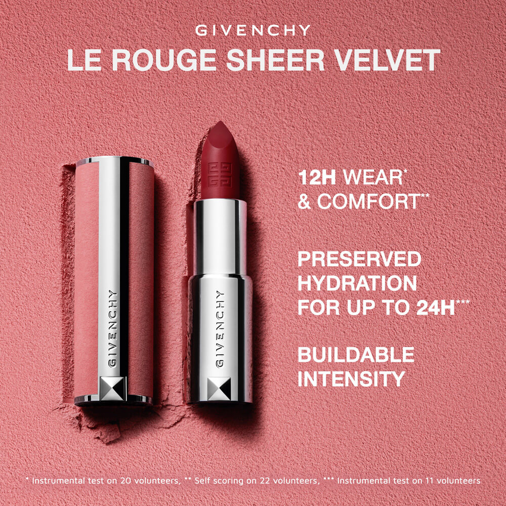 Givenchy Lippen Le Rouge Sheer Velvet 3.4 g Rouge Érable von Givenchy