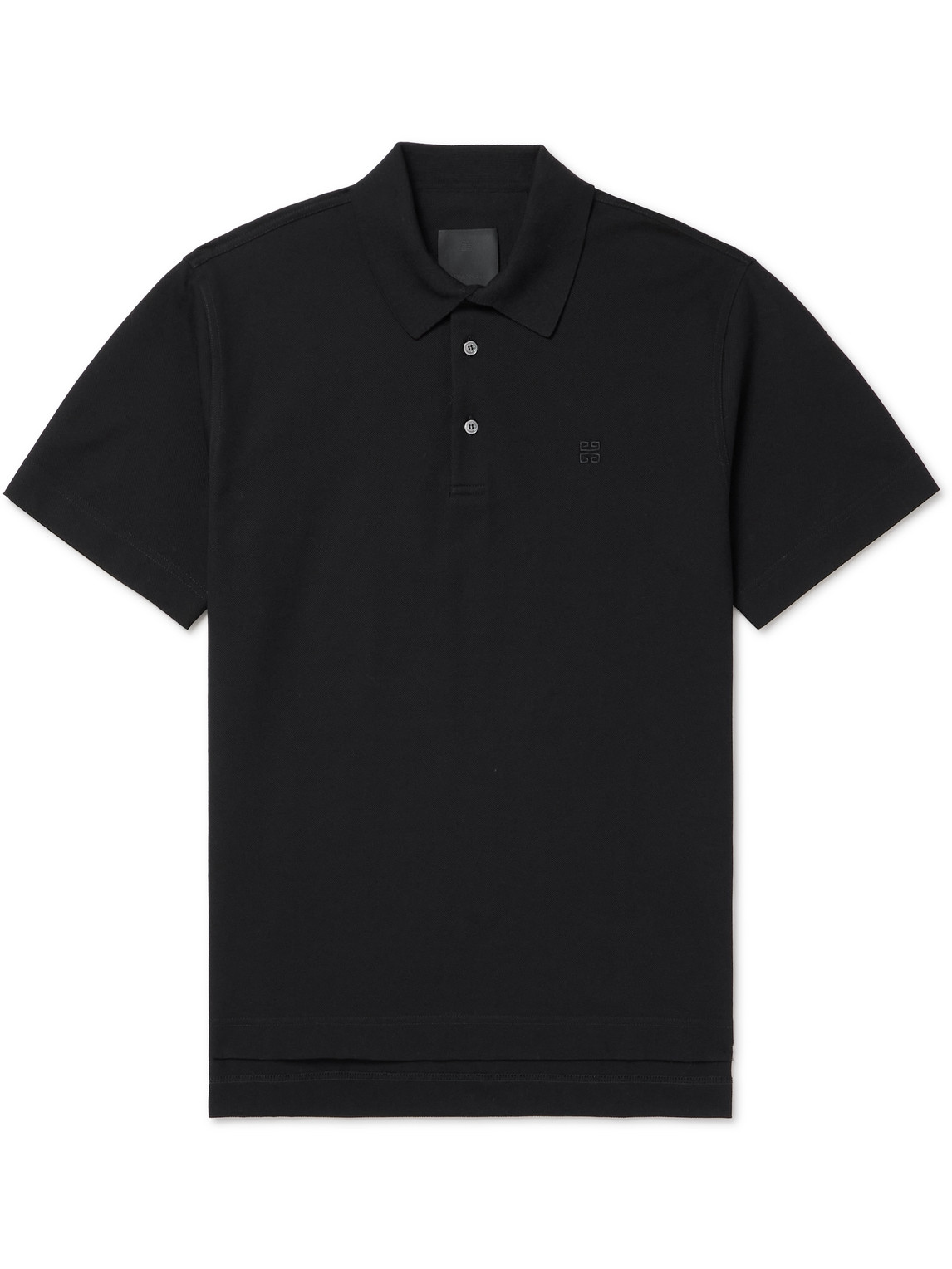 Givenchy - Logo-Embroidered Cotton-Piqué Polo Shirt - Men - Black - XS Givenchy - Logo-Embroidered Cotton-Piqué Polo Shirt - Men - Black - XS von Givenchy