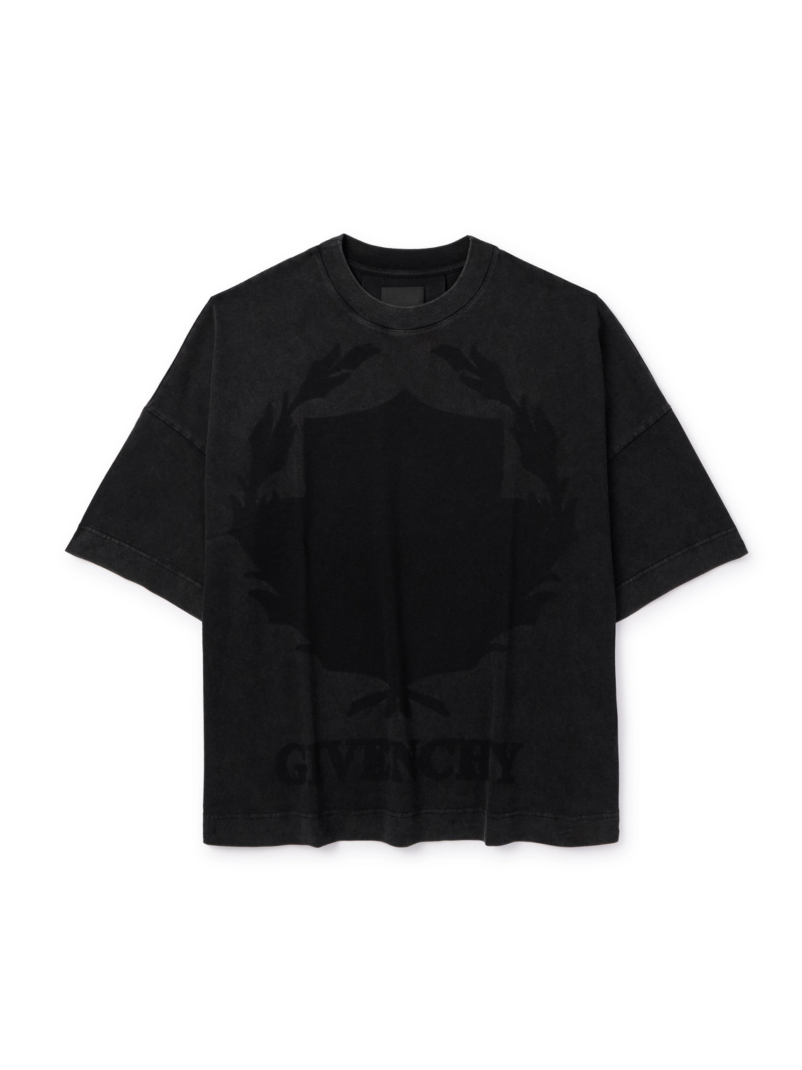 Givenchy - Logo-Print Cotton-Jersey T-Shirt - Men - Black - L von Givenchy