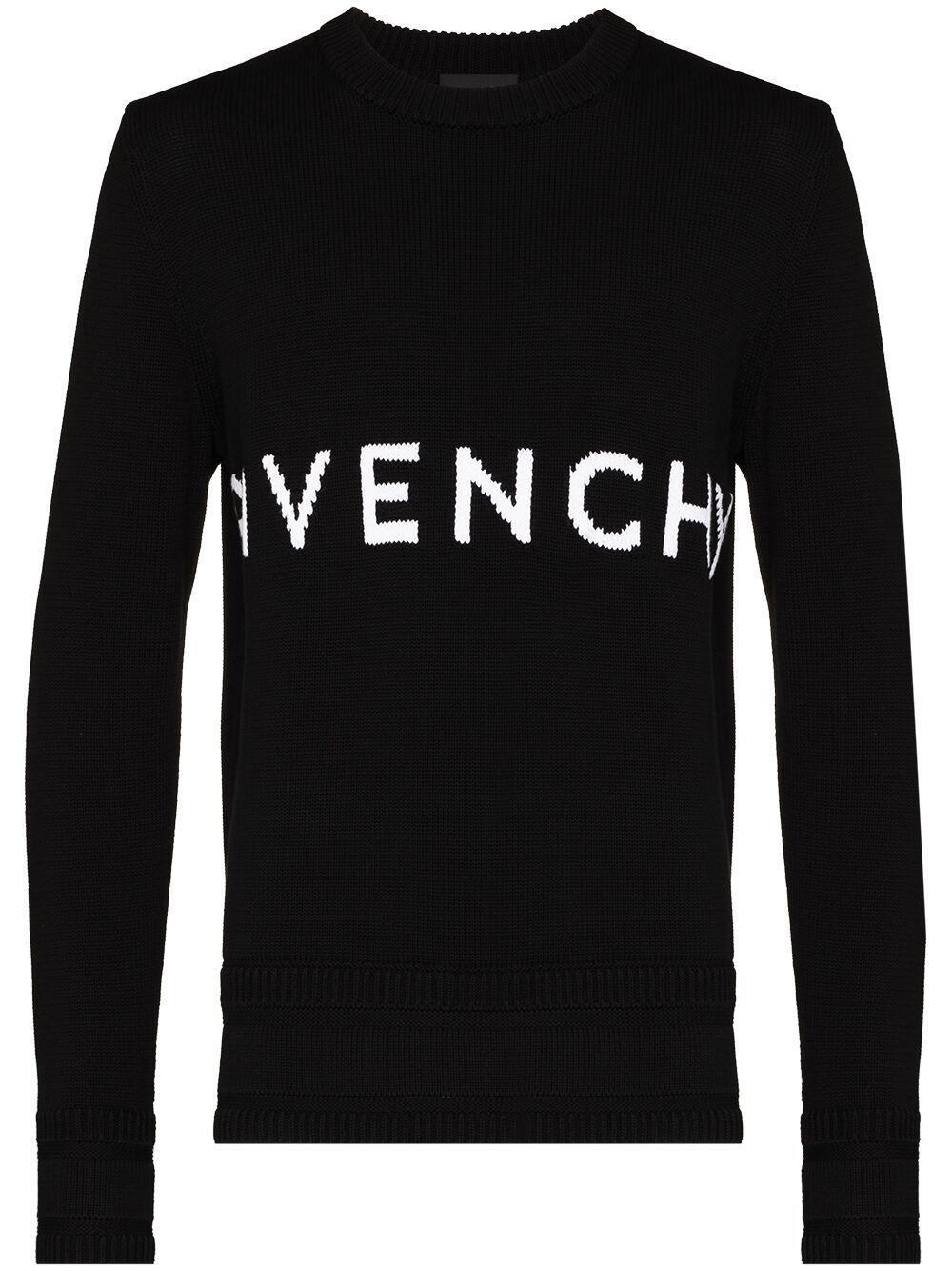 Givenchy Pullover mit Logo-Intarsie - Schwarz von Givenchy