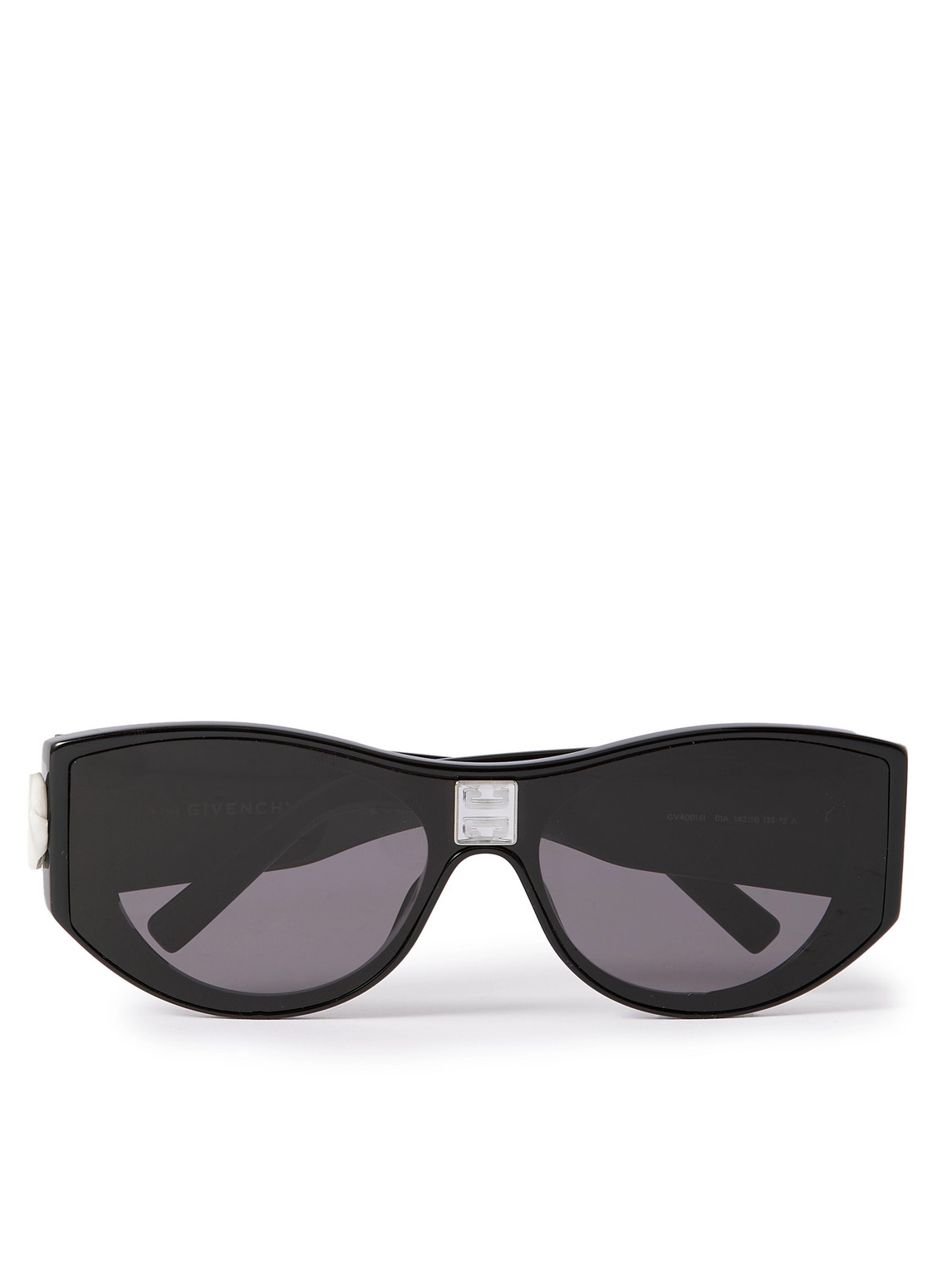 Givenchy - Round-Frame Acetate and Silver-Tone Sunglasses - Men - Black von Givenchy