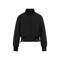 Givenchy Schwarze Blousonjacke Mit Gürtel - Polyester & Baumwolle von Givenchy