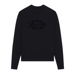 Givenchy Schwarzer Wollpullover Für Herren von Givenchy