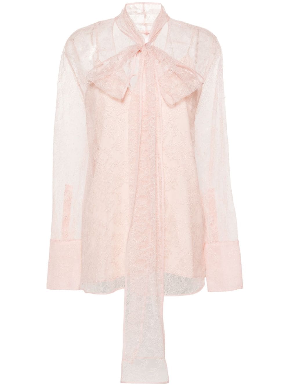 Givenchy Sheer-Bluse aus Spitze - Rosa von Givenchy