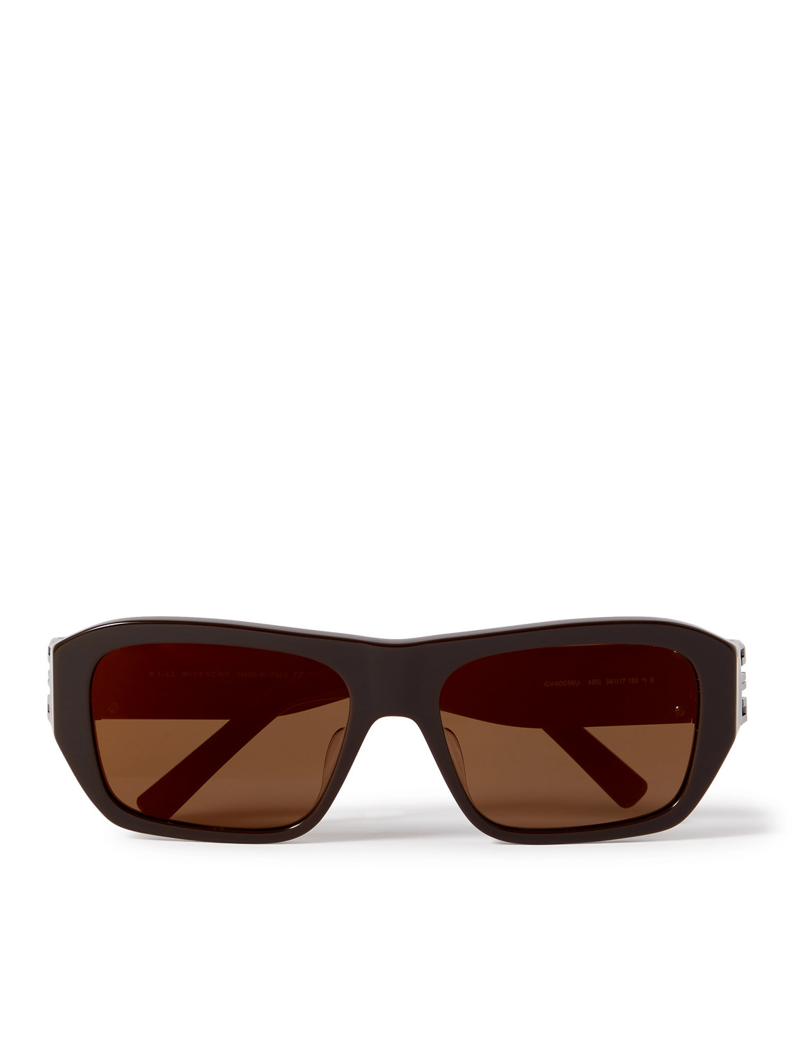 Givenchy - Square-Frame Acetate Sunglasses - Men - Brown von Givenchy