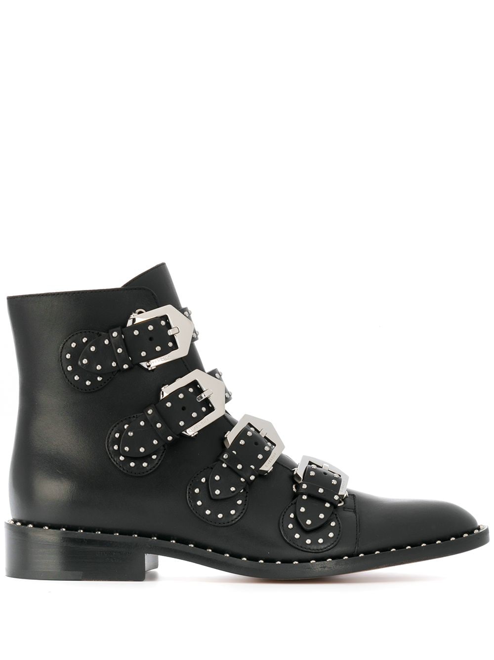 Givenchy Stiefeletten mit nietenbesetzten Schnallen - Schwarz von Givenchy