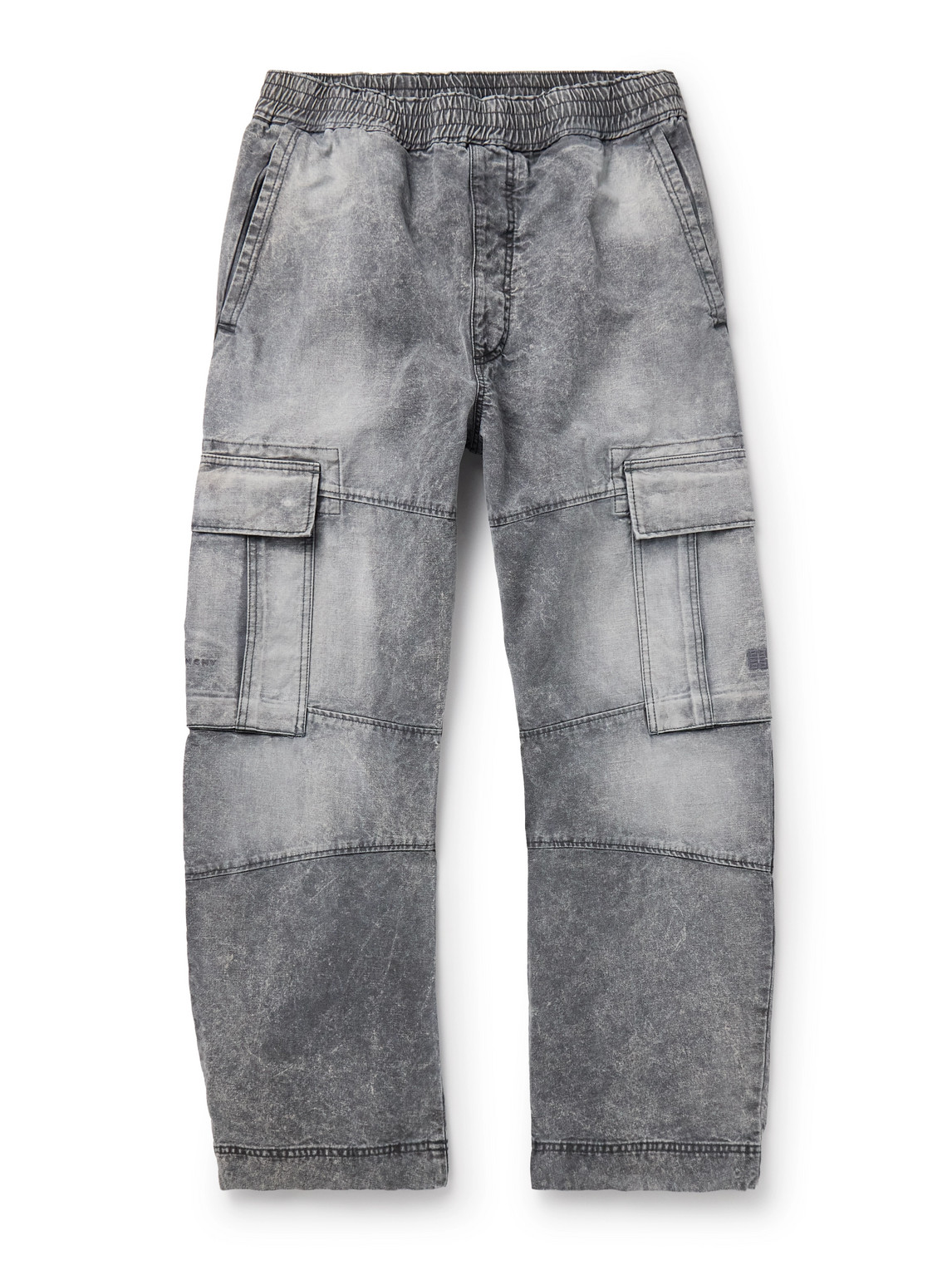 Givenchy - Straight-Leg Panelled Cargo Trousers - Men - Gray - UK/US 28 von Givenchy