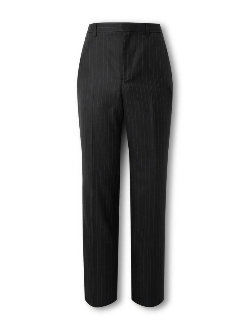 Givenchy - Straight-Leg Pinstriped Wool-Twill Trousers - Men - Black - IT 52 von Givenchy