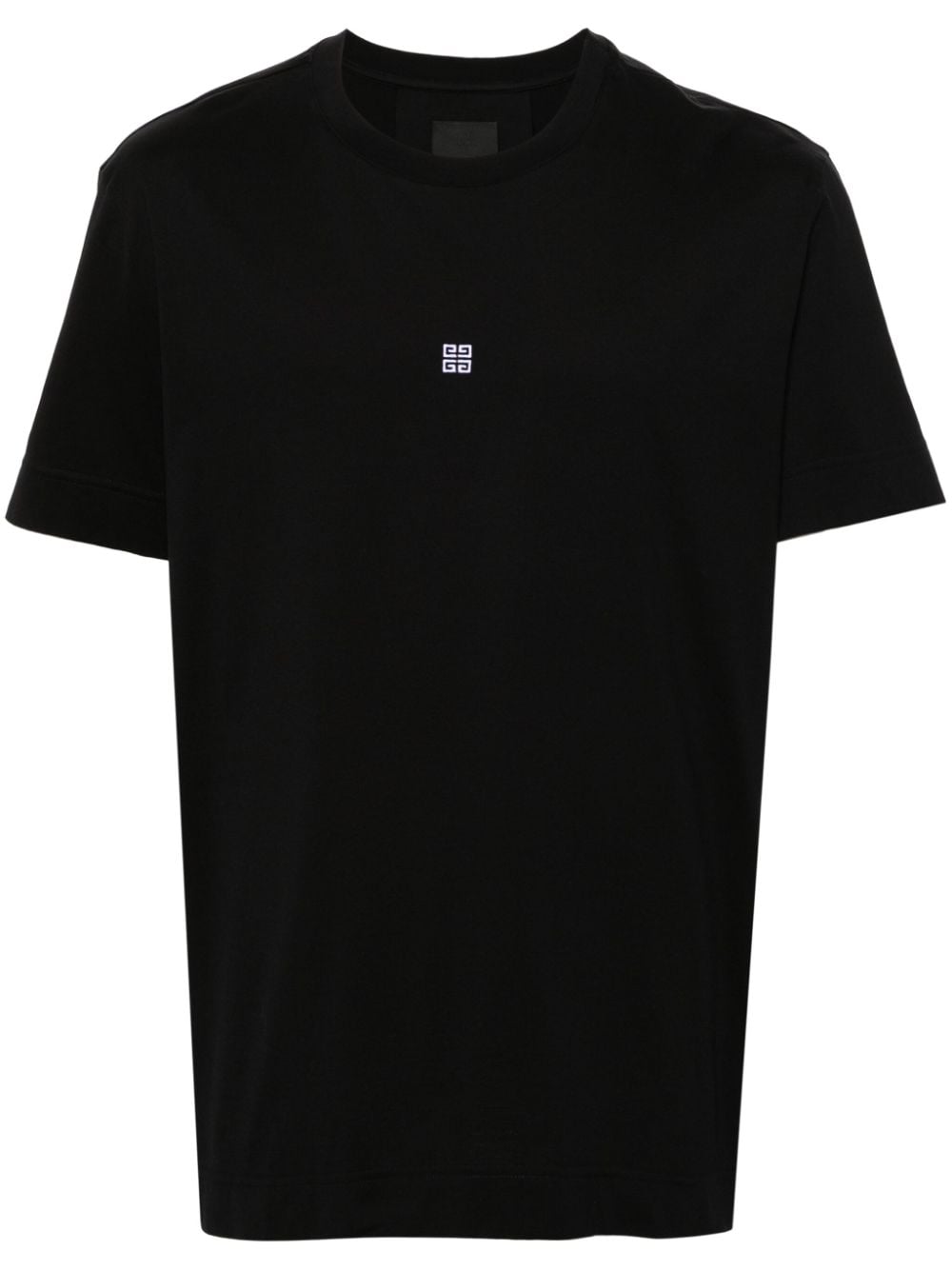 Givenchy T-Shirt mit 4G-Stickerei - Schwarz von Givenchy