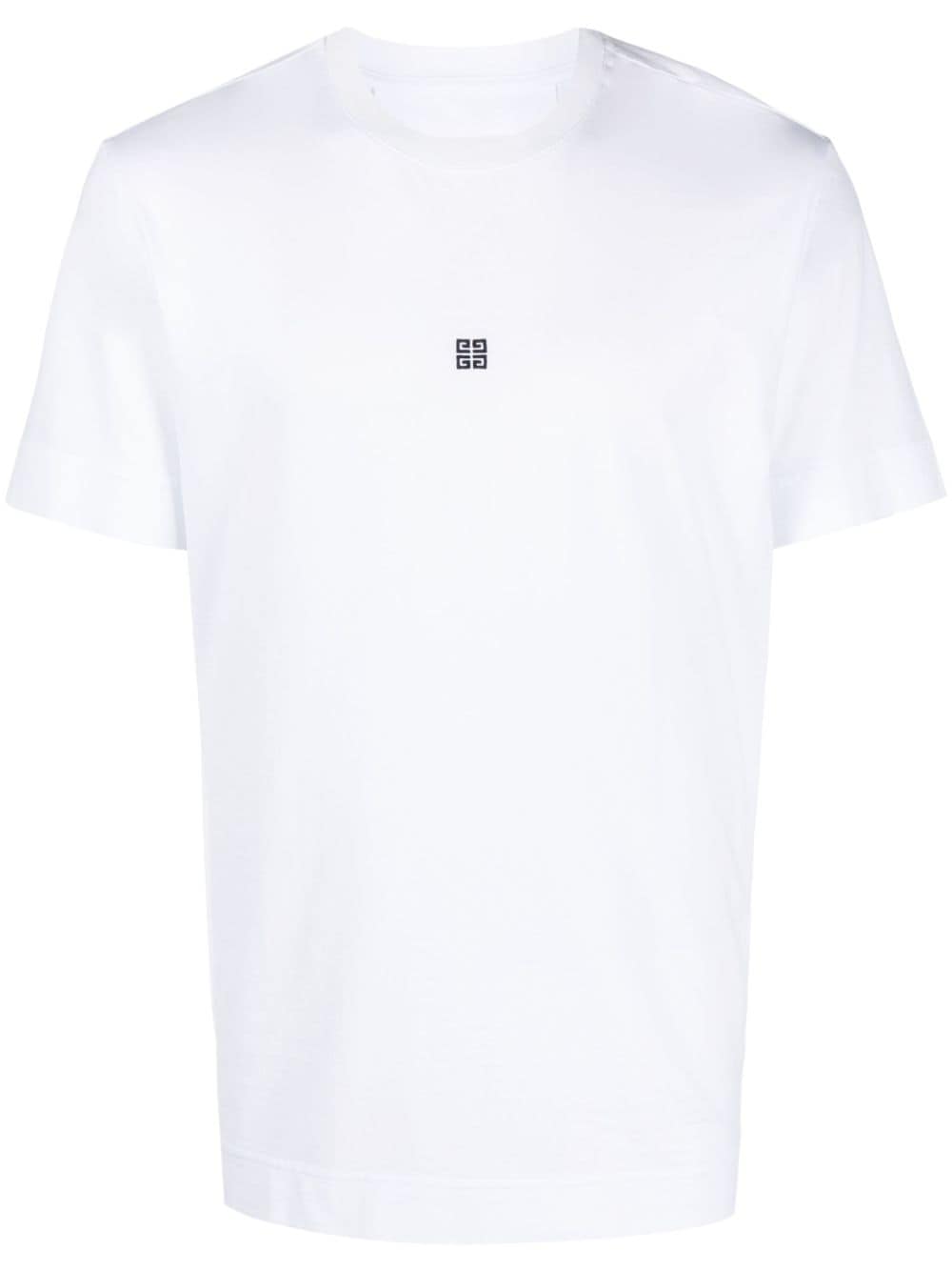 Givenchy T-Shirt mit Logo-Stickerei - Weiß von Givenchy