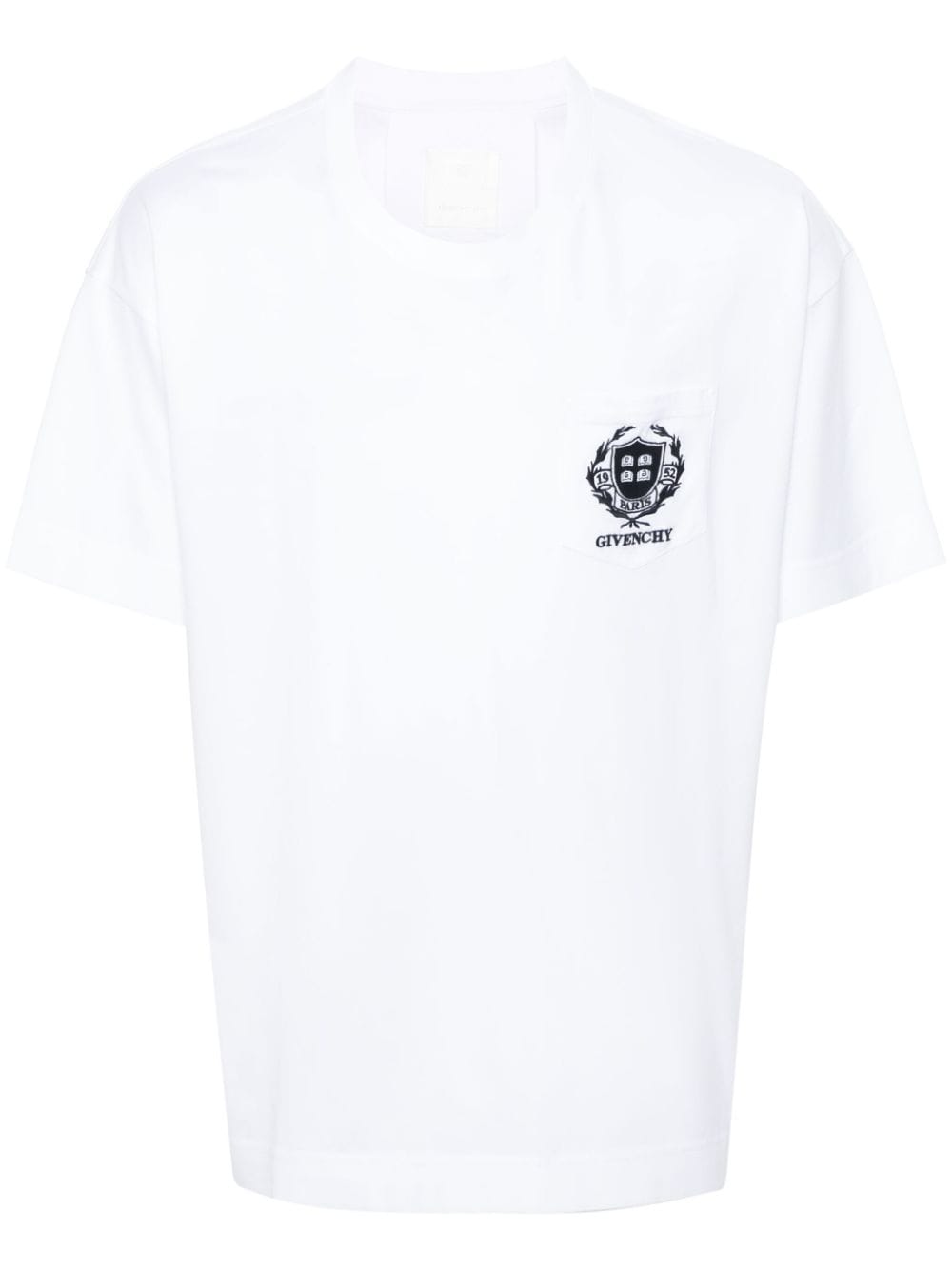 Givenchy T-Shirt mit Logo-Stickerei - Weiß von Givenchy