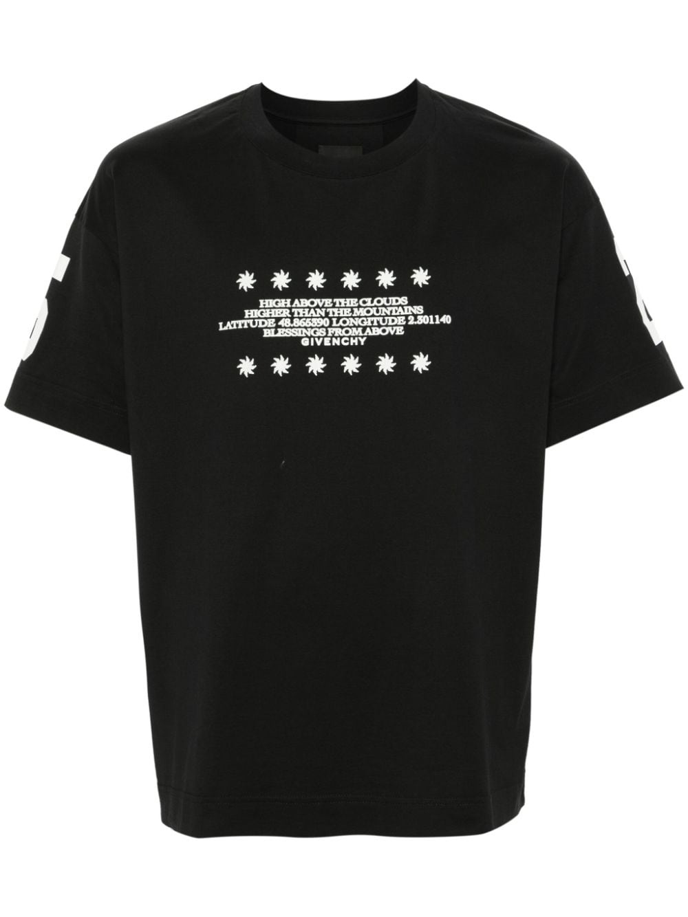 Givenchy T-Shirt mit grafischem Print - Schwarz von Givenchy