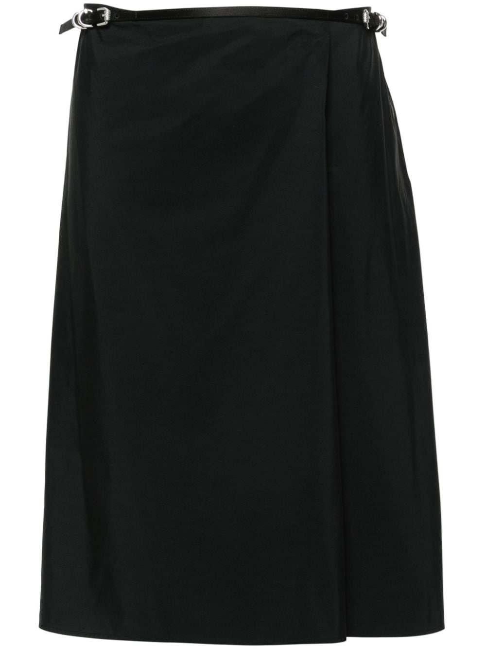 Givenchy Voyou taffeta wrap skirt - Schwarz von Givenchy