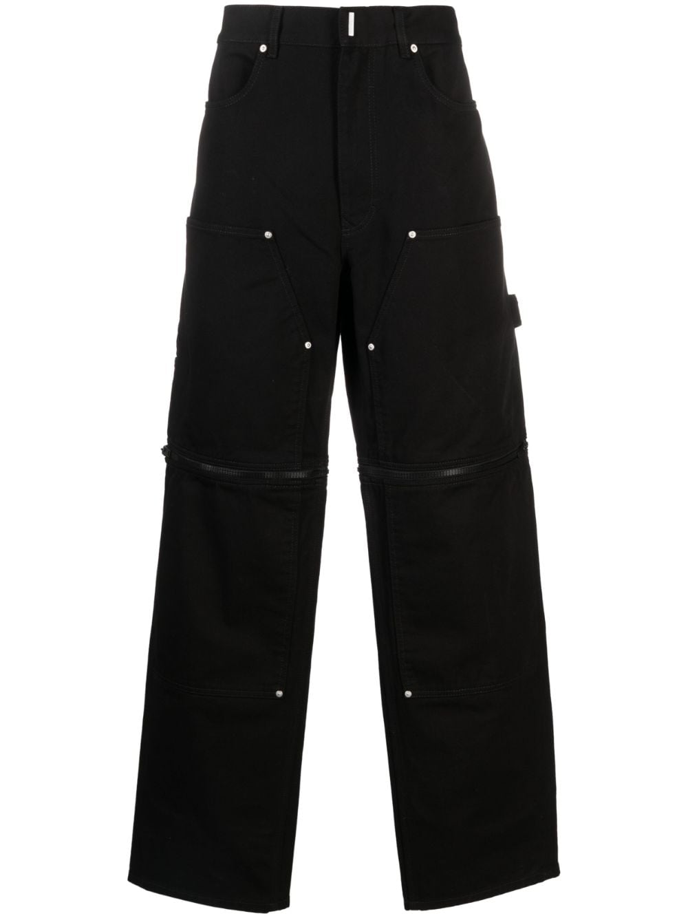 Givenchy Weite Jeans mit abnehmbaren Einsätzen - Schwarz von Givenchy
