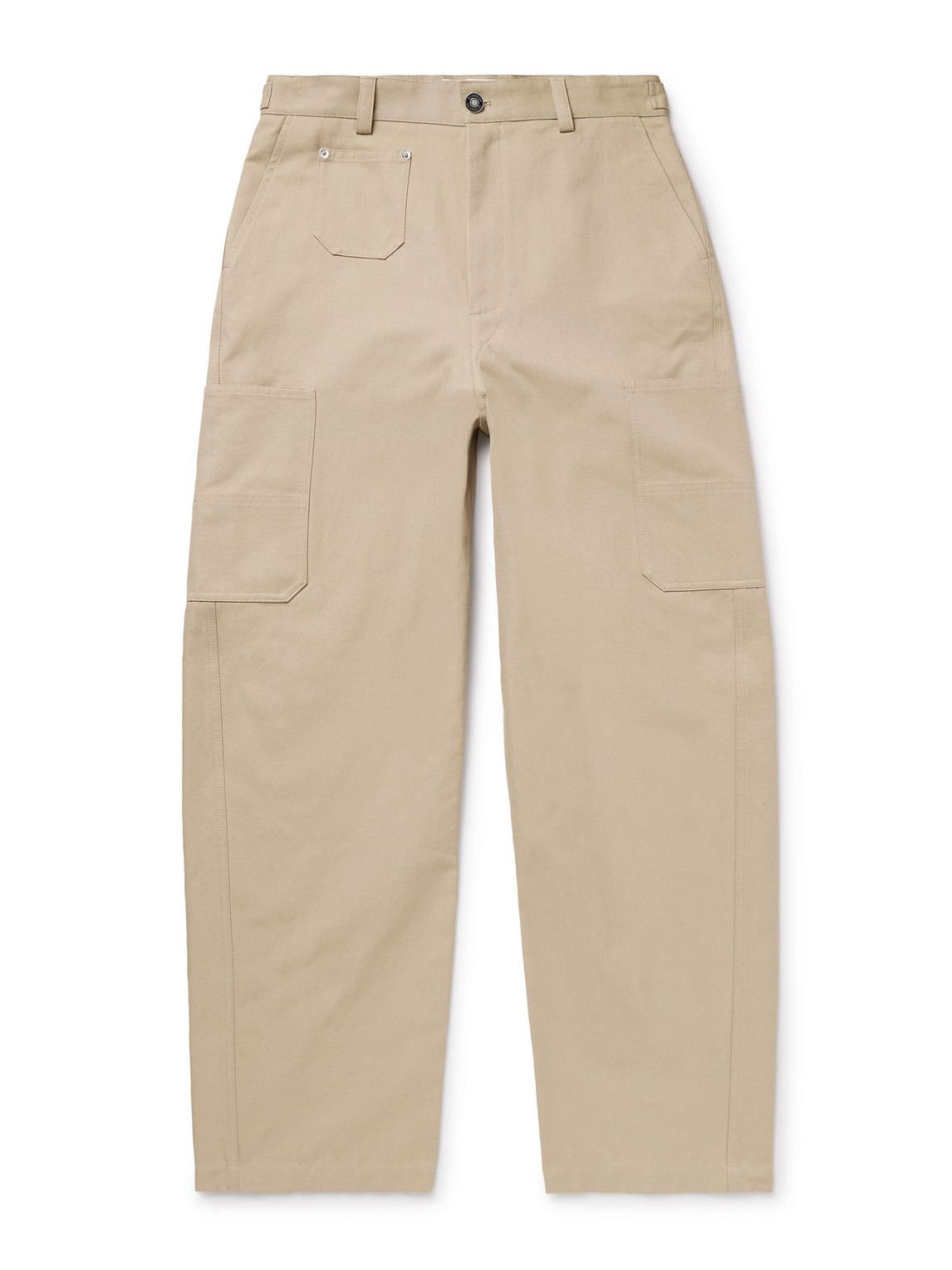 Givenchy - Wide-Leg Cotton-Canvas Cargo Trousers - Men - Neutrals - IT 50 von Givenchy