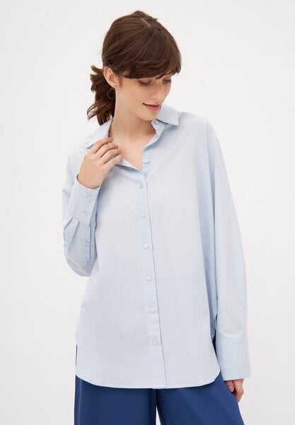 Givn Berlin Bluse COSIMA aus Bio-Baumwolle - Light Blue von Givn Berlin