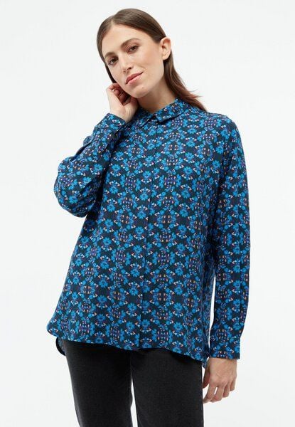 Givn Berlin Bluse GBIVA aus LENZING ECOVERO mit Stehkragen von Givn Berlin