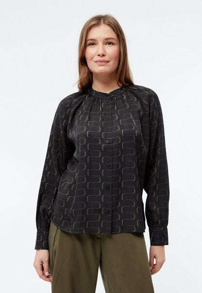 Givn Berlin Bluse GBSMILLA mit Puffärmeln aus TENCEL mit Peach-Effekt von Givn Berlin