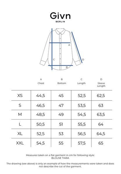 Givn Berlin Bluse GBTIARA aus LENZING ECOVERO von Givn Berlin