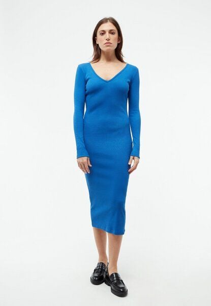 Givn Berlin Geripptes Kleid GBCORINNA slim Fit aus Bio-Baumwolle von Givn Berlin