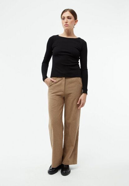 Givn Berlin Geripptes Longsleeve GBINA slim Fit aus Bio-Baumwolle von Givn Berlin