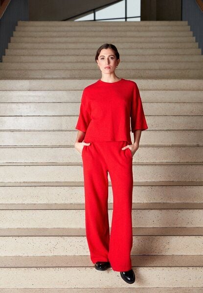 Givn Berlin Hose GBELSIE aus recycelter Baumwolle mit weitem Bein von Givn Berlin