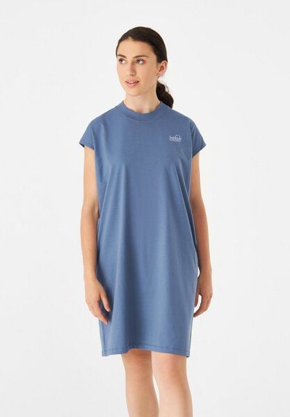 Givn Berlin Jerseykleid GBCAITY (SeaSun) relaxed Fit aus Bio-Baumwolle - Steel Blue von Givn Berlin