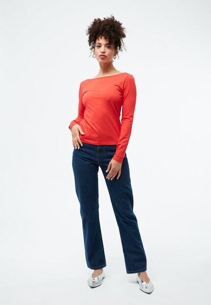 Givn Berlin Longsleeve GBMIMI aus Bio-Baumwolle mit tiefem Rückenausschnitt von Givn Berlin