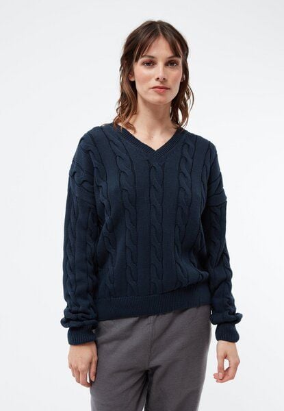 Givn Berlin Strickpullover GBRAMEA mit Zopfmuster aus Bio-Baumwolle von Givn Berlin