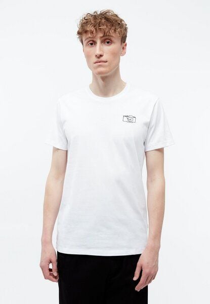 Givn Berlin T-Shirt GBCOLBY (CAMERA) aus Bio-Baumwolle mt Stickerei von Givn Berlin