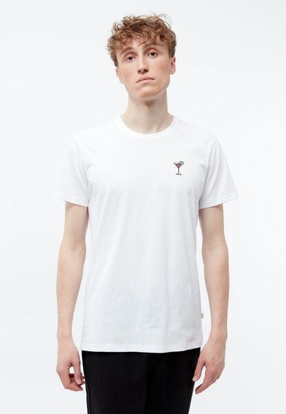 Givn Berlin T-Shirt GBCOLBY (COCKTAIL) aus Bio-Baumwolle mt Stickerei von Givn Berlin