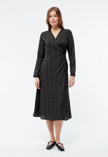 Givn Berlin Wickelkleid GBVIRGINIA aus TENCEL mit Peach-Effekt von Givn Berlin