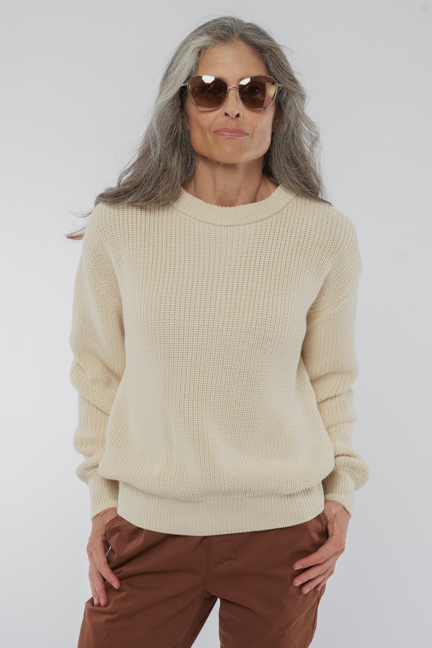 BECKY Strickpullover aus Bio Baumwolle, Baumwolle von Givn