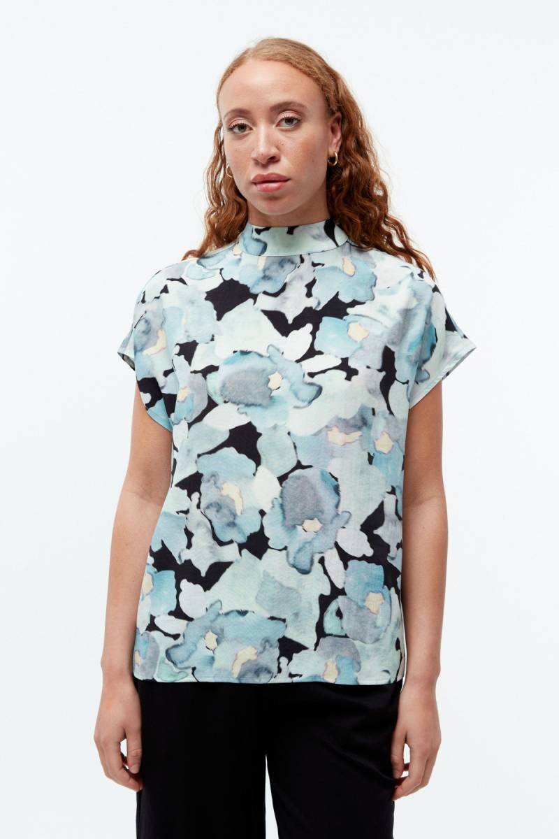 Bluse GBLetizia Print Blau von Givn