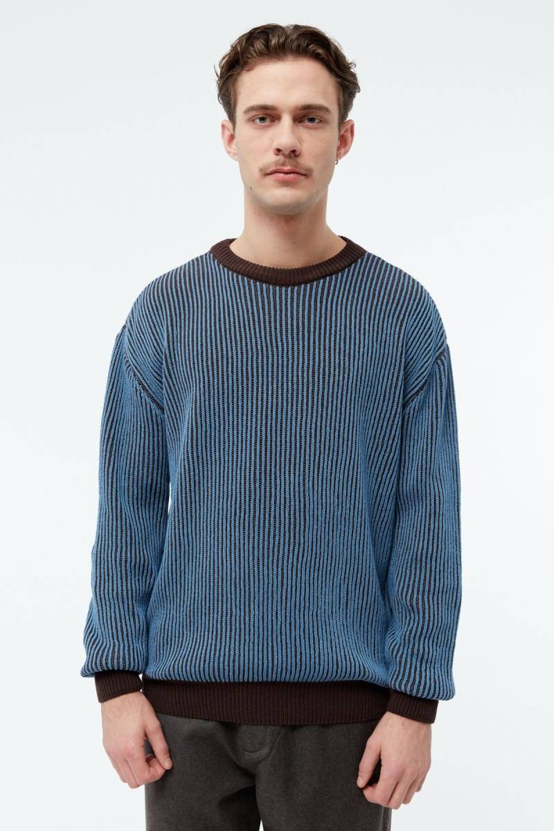 Sweatshirt GBBrendan Stripes Blau von Givn