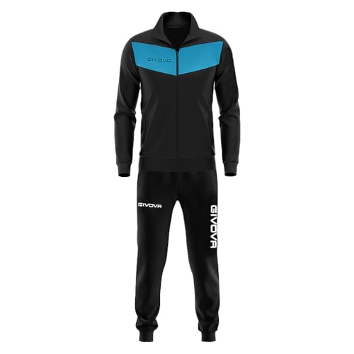 GIVOVA Visa Overall Triacetat Schwarz/Türkis Größe 3XL von Givova