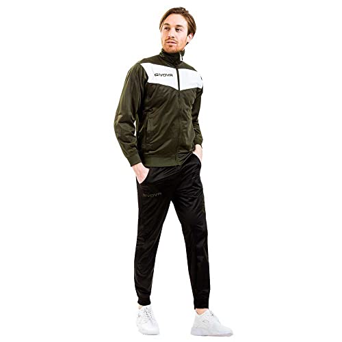 GIVOVA Unisex Survêtement Jogginganzug, Army Green/Black, 5XL EU von Givova