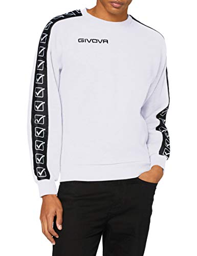 Givova Herren Band Sweatshirt mit rundem Ausschnitt, Beige, L von Givova