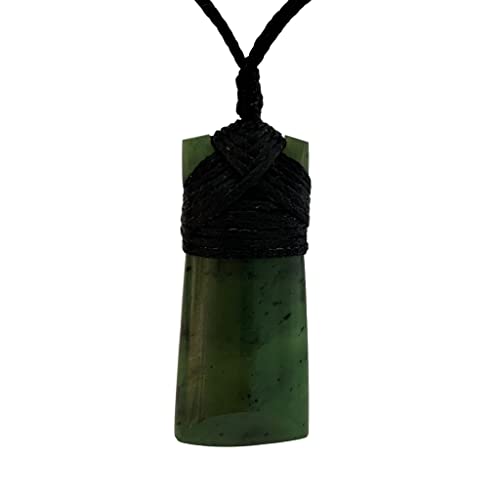 Giwi Paua Greenstone Pounamu Toki Kettenanhänger aus Neuseeland - Large von Giwi Style