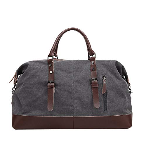 Giwnhvx MäNner Schulter GepäCk GeschäFt Vintage Einfache Einkaufs Tasche für Frauen Große KapazitäT Hand Tasche Leinwand Reisen () von Giwnhvx