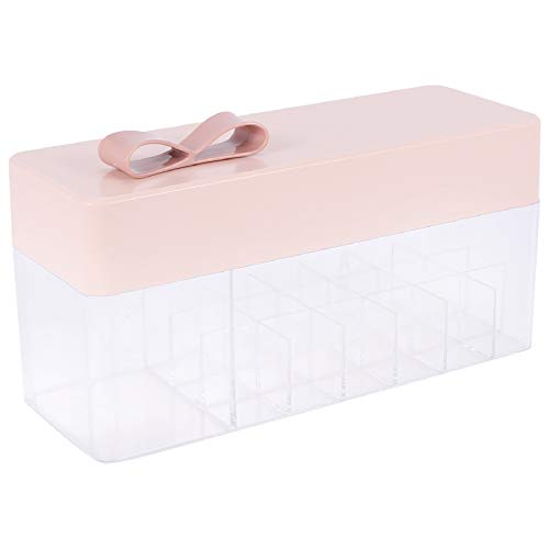 Giwnhvx Make-Up Aufbewahrungsbox Aufbewahrungsbox Lippenstifthalter Staubdicht mit Deckel Desktop Aufbewahrungsbox Damen Geschenkbox Pink von Giwnhvx
