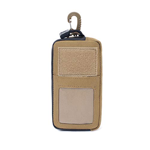 Giwnhvx Outdoor Wallet Card Bag Wasserdichter ReißVerschluss SchlüSselhalter Pouch Pack Molle Hunting Purse Taillentasche von Giwnhvx