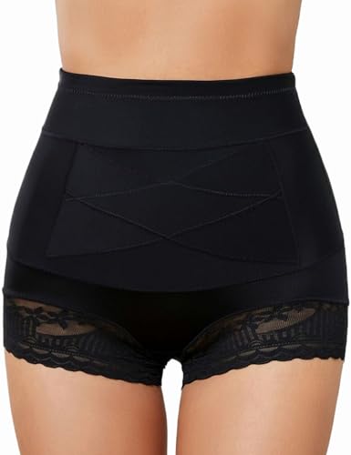 Giyaluzw Shapewear Damen Bauchweg Stark Formend Unterhose Hohe Taille Miederhose Shape Shorts Unterwäsche für Frauen von Giyaluzw
