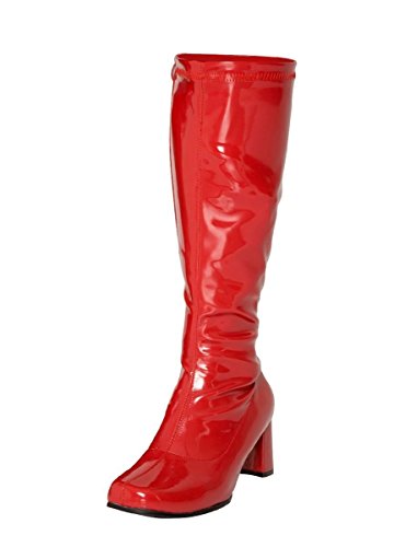 Gizelle Damen Gogo Kniehohe Stiefel, rot, 40 EU von Gizelle