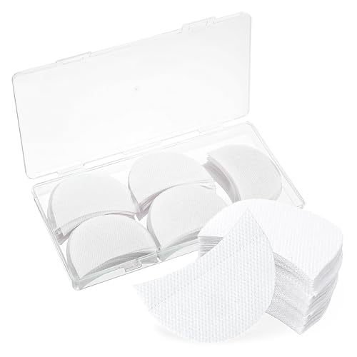 Gjinxi 100 Stück Lidschatten Schild Protector Pads für Augen, Lidschattenschild Gel Pad Patches Lidschatten Schablonen zur Verhinderung von Wimpernverlängerung, Tönung und Lippen Make-up Rückstand von Gjinxi