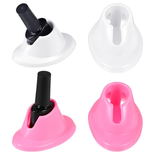 Gjinxi Nagellack-Flaschenhalter aus weichem Gummi, Nagellackständer, auslaufsicherer Flaschenständer, Malerei-Maniküre-Display-Werkzeuge, nicht kippbares Nagelkunst-Zubehör, für Nagellack-Organizer von Gjinxi