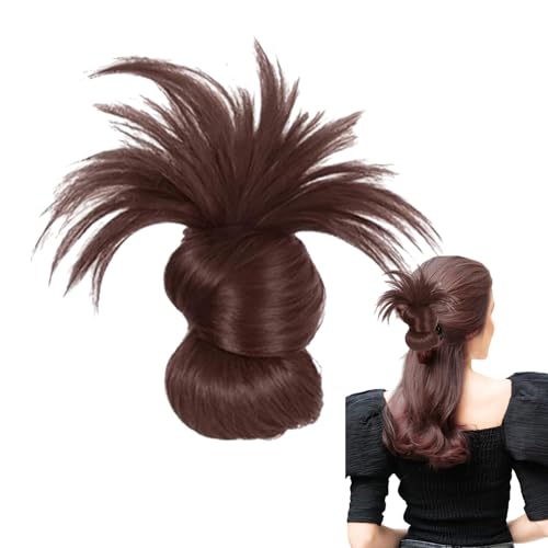 GjnjfdF Bun Wig - Clip-In Haarteile,Bequemes Kunsthaar-Aufsteckdutt Für Damen Reisen Partys Lässiger Style & Modischer Look von GjnjfdF