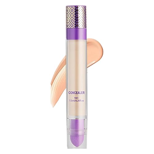 GjnjfdF Concealer Bordeaux, Concealer für dunkle Kreise, 4 auf 1 Dauerhafte Vollabdeckung Wasserdichte Foundation | Feuchtigkeitsspendende Strahlende Aufhellung CC Cream Cosmetics 7,5 ml für Frauen von GjnjfdF